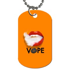 Lips Vape Smoke  Dog Tag (one Sided) by OCDesignss