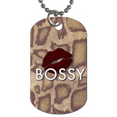 Bossy Snake Texture  Dog Tag (one Sided) by OCDesignss