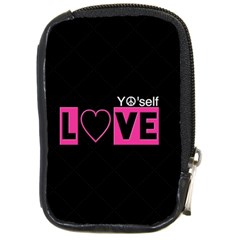 Love Yo self  Compact Camera Leather Case by OCDesignss