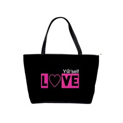 Love Yo self  Large Shoulder Bag by OCDesignss