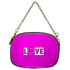 Love Yo self  Chain Purse (one Side) by OCDesignss