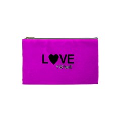 Love Yo self  Cosmetic Bag (small)