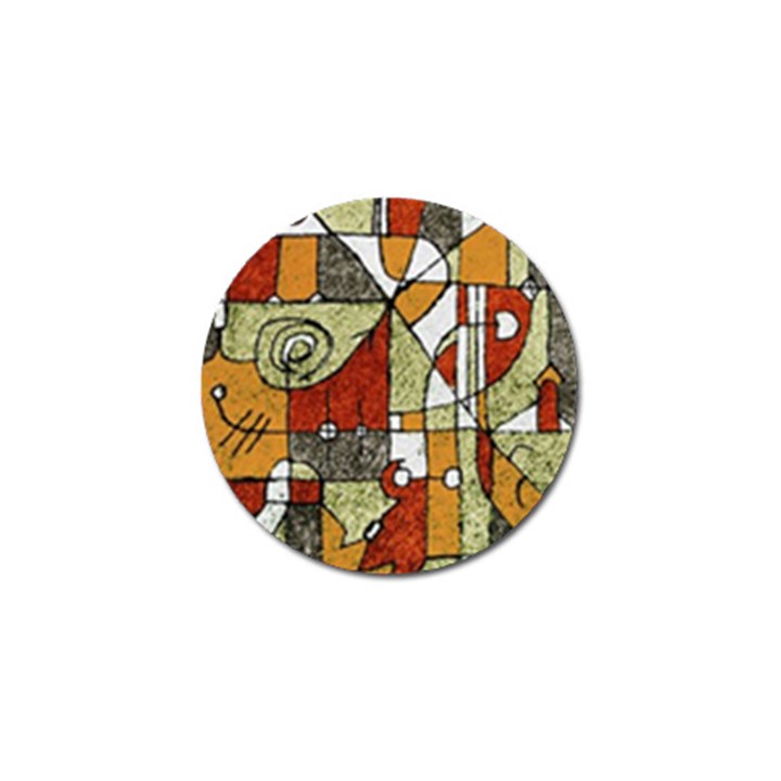 Multicolored Abstract Tribal Print Golf Ball Marker 10 Pack