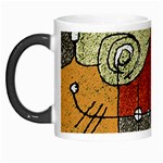 Multicolored Abstract Tribal Print Morph Mug Left