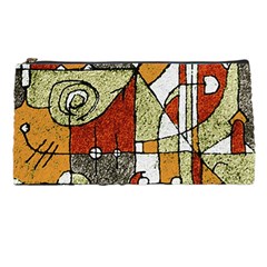 Multicolored Abstract Tribal Print Pencil Case by dflcprints