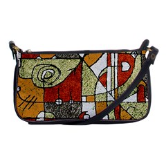 Multicolored Abstract Tribal Print Evening Bag by dflcprints