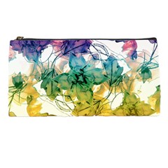 Multicolored Floral Swirls Decorative Design Pencil Case by dflcprints