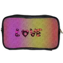 Love Abstract  Travel Toiletry Bag (one Side) by OCDesignss