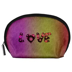 Love Abstract  Accessory Pouch (large) by OCDesignss