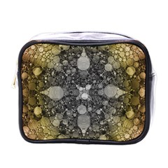 Abstract Earthtone  Mini Travel Toiletry Bag (one Side) by OCDesignss