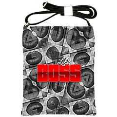 Like A Boss Sassy Lips  Shoulder Sling Bag