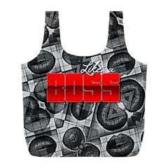 Like A Boss Sassy Lips  Reusable Bag (l) by OCDesignss