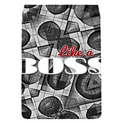 Like A Boss Blk&wht Removable Flap Cover (small) by OCDesignss