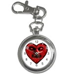 Evil Heart Shaped Dark Monster  Key Chain Watch Front