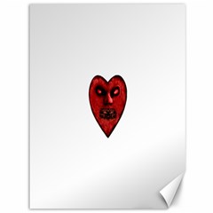 Evil Heart Shaped Dark Monster  Canvas 36  X 48  (unframed) by dflcprints