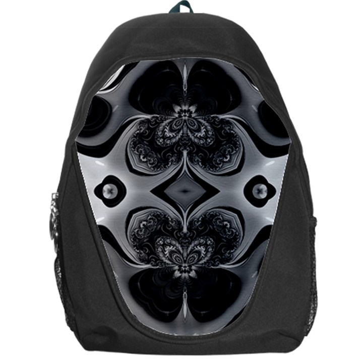 Crazy Black&white Fractal Backpack Bag