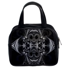 Blackened  Classic Handbag (two Sides) by OCDesignss