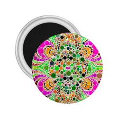 Florescent Abstract  2 25  Button Magnet by OCDesignss