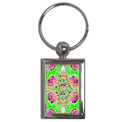 Florescent Abstract  Key Chain (rectangle) by OCDesignss