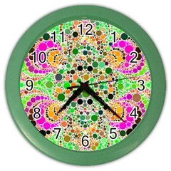 Florescent Abstract  Wall Clock (color) by OCDesignss