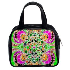 Florescent Abstract  Classic Handbag (two Sides) by OCDesignss