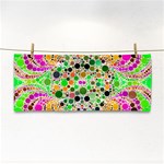 Florescent Abstract  Hand Towel Front