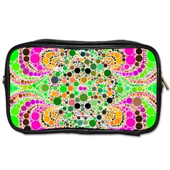 Florescent Abstract  Travel Toiletry Bag (one Side) by OCDesignss