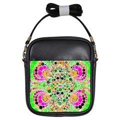 Florescent Abstract  Girl s Sling Bag by OCDesignss