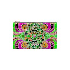 Florescent Abstract  Cosmetic Bag (small)