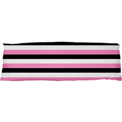 Black, Pink And White Stripes  By Celeste Khoncepts Com 20x28 Samsung Galaxy S I9008 Hardshell Case