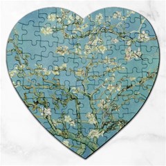 Vincent Van Gogh, Almond Blossom Jigsaw Puzzle (heart) by Oldmasters