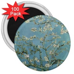 Vincent Van Gogh, Almond Blossom 3  Button Magnet (100 Pack) by Oldmasters