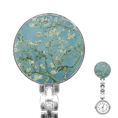 Vincent Van Gogh, Almond Blossom Stainless Steel Nurses Watch by Oldmasters