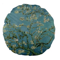 Vincent Van Gogh, Almond Blossom 18  Premium Round Cushion  by Oldmasters