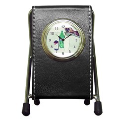 Dirty $prite Stationery Holder Clock by FastMoneyInc