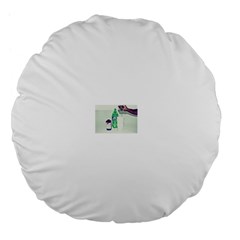 Dirty $prite Large Flano Round Cushion  by FastMoneyInc