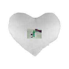 Dirty $prite Standard Flano Heart Shape Cushion  by FastMoneyInc