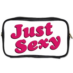 Just Sexy Typographic Quote002 Travel Toiletry Bag (one Side) by dflcprints