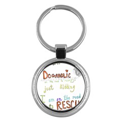 D0gaholic Key Chain (round) by Rokinart