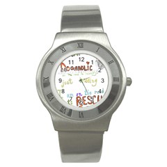 D0gaholic Stainless Steel Watch (slim) by Rokinart