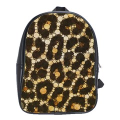 Cheetah Abstract  School Bag (large) by OCDesignss