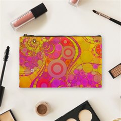 Super Bright Abstract Cosmetic Bag (medium) by OCDesignss