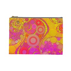 Super Bright Abstract Cosmetic Bag (large) by OCDesignss