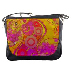 Super Bright Abstract Messenger Bag by OCDesignss