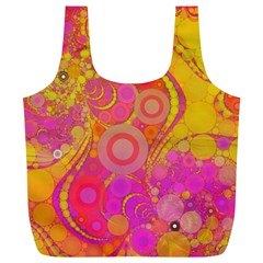 Super Bright Abstract Reusable Bag (xl) by OCDesignss