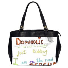 D0gaholic Oversize Office Handbag (two Sides) by Rokinart