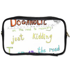 D0gaholic Travel Toiletry Bag (two Sides) by Rokinart