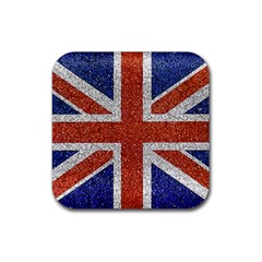 England Flag Grunge Style Print Drink Coaster (square) by dflcprints