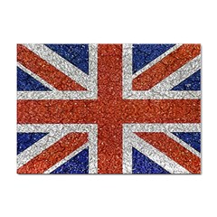 England Flag Grunge Style Print A4 Sticker 10 Pack by dflcprints