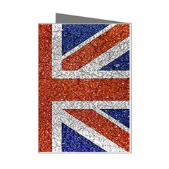 England Flag Grunge Style Print Mini Greeting Card (8 Pack) by dflcprints